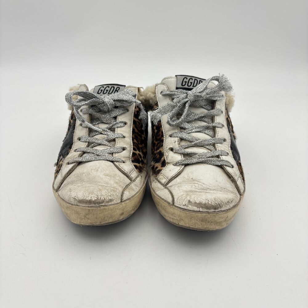 Golden Goose Superstar Sabot Sneakers Slides Shearling Lined Women's 37 US 7 - Picture 2 of 14